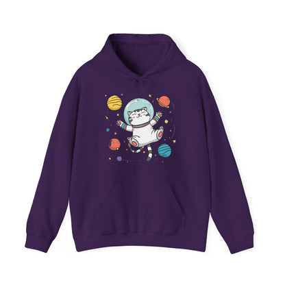 Astronaut Cat Space Adventure Unisex Hoodie