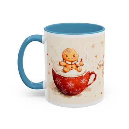 Gingerbread Dreams Coffee Mug — Holiday Accent Christmas Mug (11/15oz)