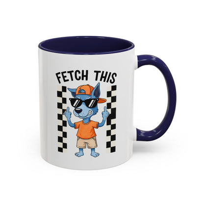 Fetch This Coffee Mug — Funny Dog Cartoon Accent Mug (11/15oz)