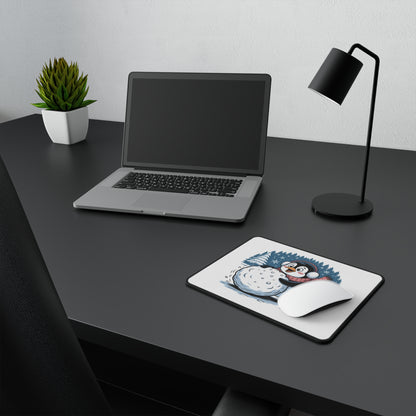 Penguin Snowball Gaming Mouse Pad — Cute Winter Non‑Slip Desk Pad