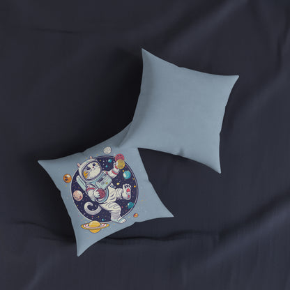 Astro Cat Pillow – Space Cat Throw Cushion