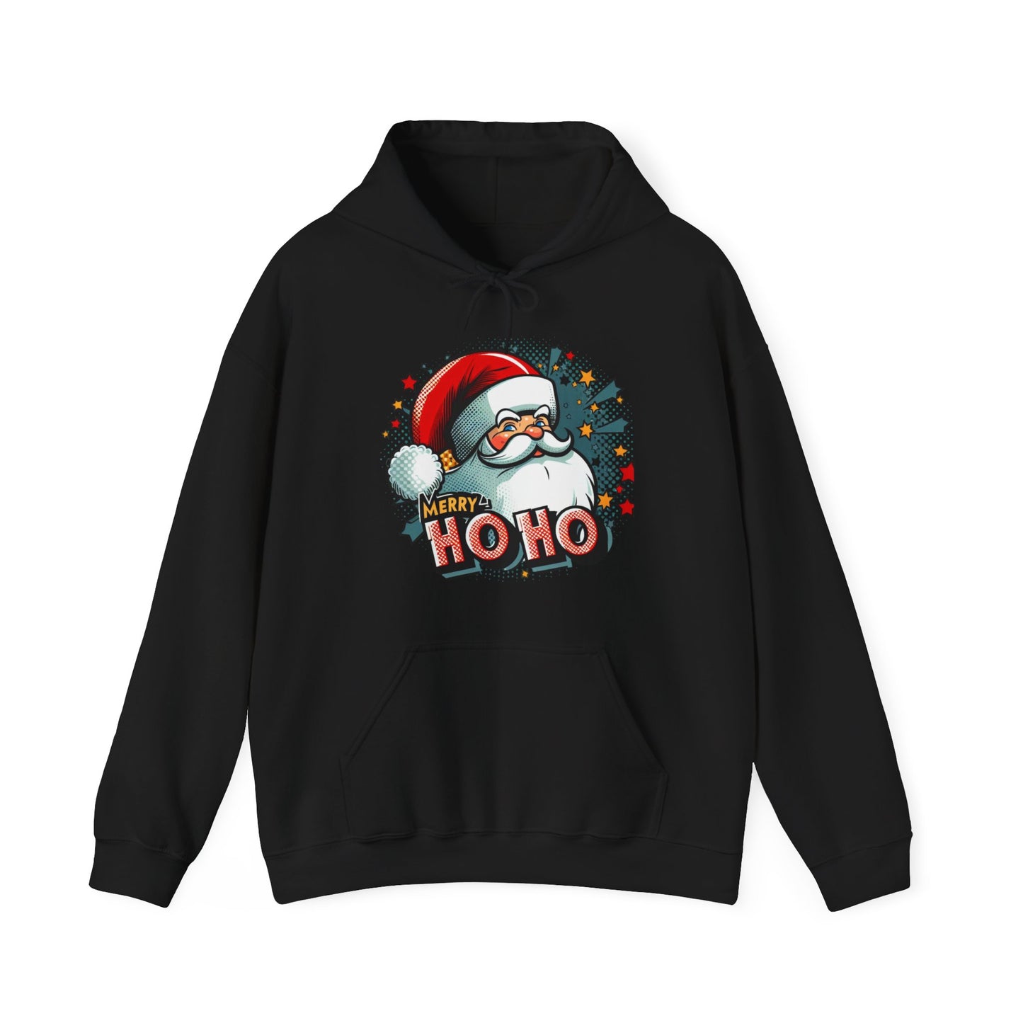 Christmas Santa Ho Ho Hoodie – Merry Ho Ho Festive Holiday Sweatshirt