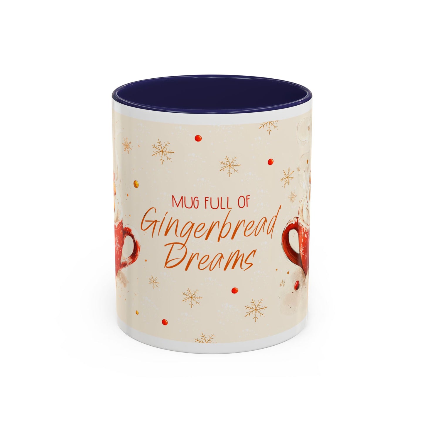 Gingerbread Dreams Coffee Mug — Holiday Accent Christmas Mug (11/15oz)