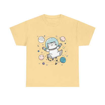 Astronaut Cat T-Shirt – Cute Space Cat Graphic Tee