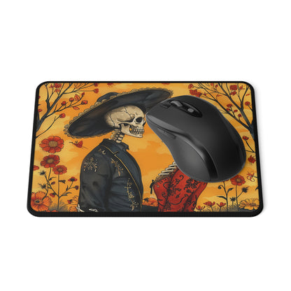 Day of the Dead Skeleton Couple Mouse Pad — Non‑Slip Gaming Pad