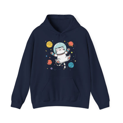 Astronaut Cat Space Adventure Unisex Hoodie