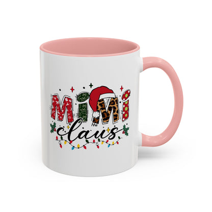 Mom Claus Christmas Accent Coffee Mug — Holiday Mama Gift (11/15oz)