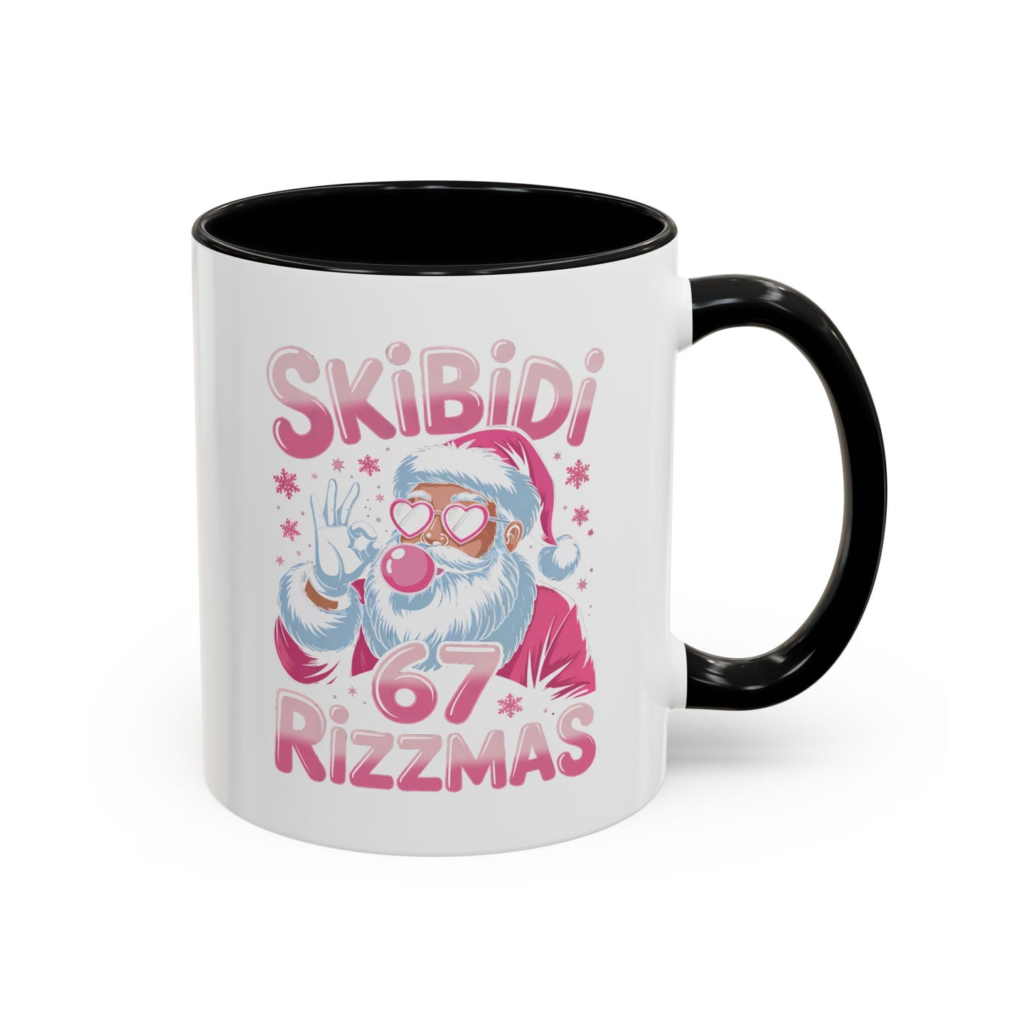 Skibidi Rizzmas Coffee Mug — Funny Santa Holiday Accent Mug (11/15oz)