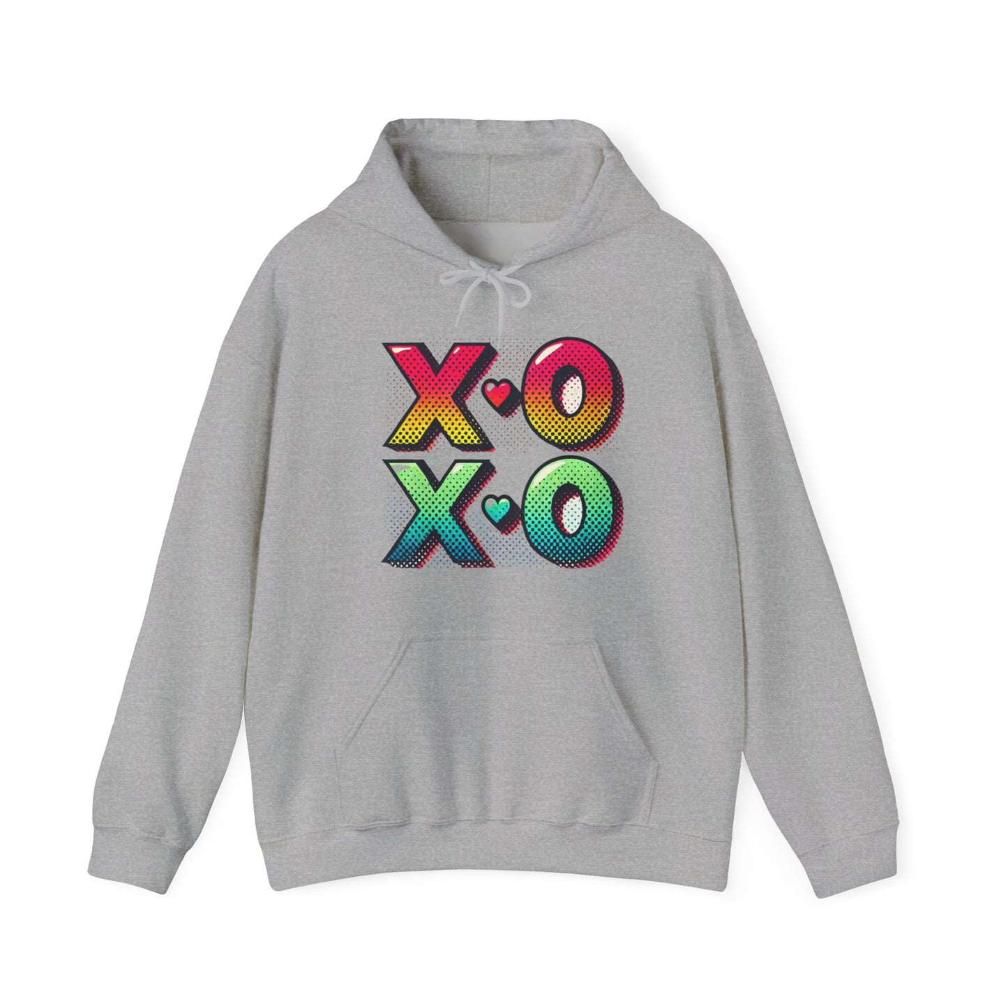 Heart & Arrows Hoodie — Retro Valentine Heart Graphic Pullover
