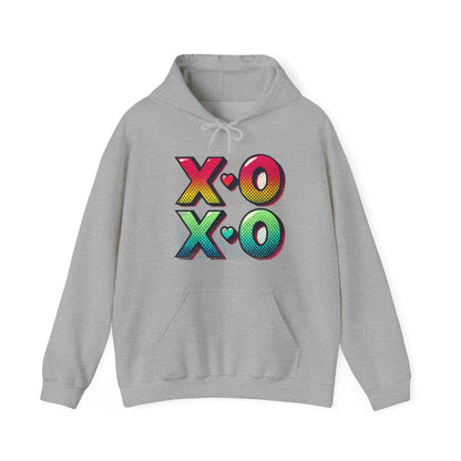 Heart & Arrows Hoodie — Retro Valentine Heart Graphic Pullover