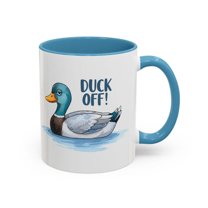 Funny Duck Coffee Mug – Duck Off! Sarcastic Animal Humor Cup