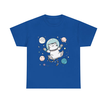 Astronaut Cat T-Shirt – Cute Space Cat Graphic Tee