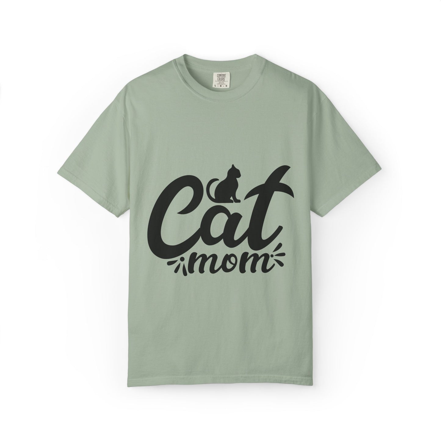 Cat Mom Women T-Shirt – Cute Minimal Cat Lover Tee