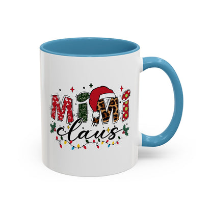 Mom Claus Christmas Accent Coffee Mug — Holiday Mama Gift (11/15oz)