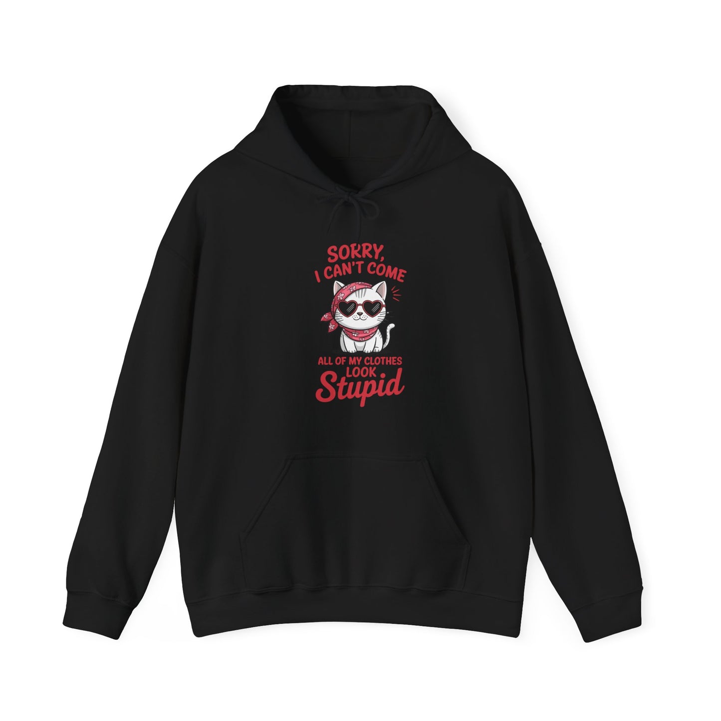 Sorry I Can’t Come Cat Women Hoodie
