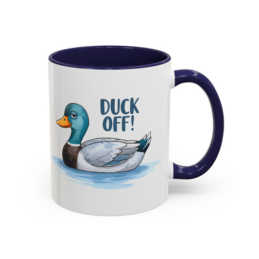 Funny Duck Coffee Mug – Duck Off! Sarcastic Animal Humor Cup