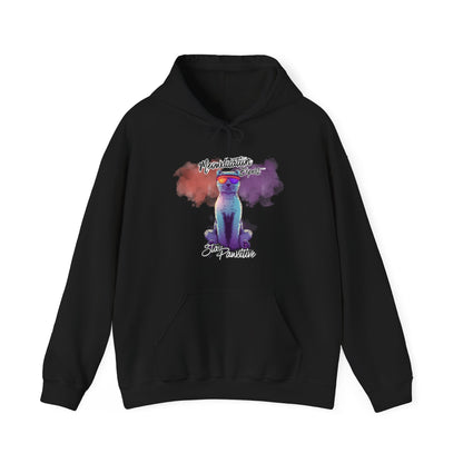 Meowditation Expert Stay Pawsitive Unisex Hoodie