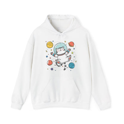 Astronaut Cat Space Adventure Unisex Hoodie