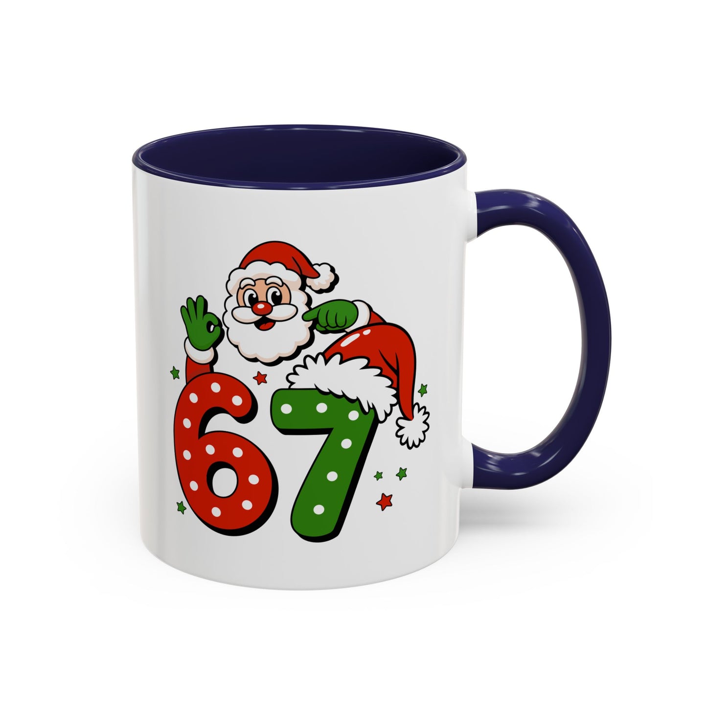 Santa 67 Christmas Coffee Mug — Festive Holiday Accent Mug (11/15oz)