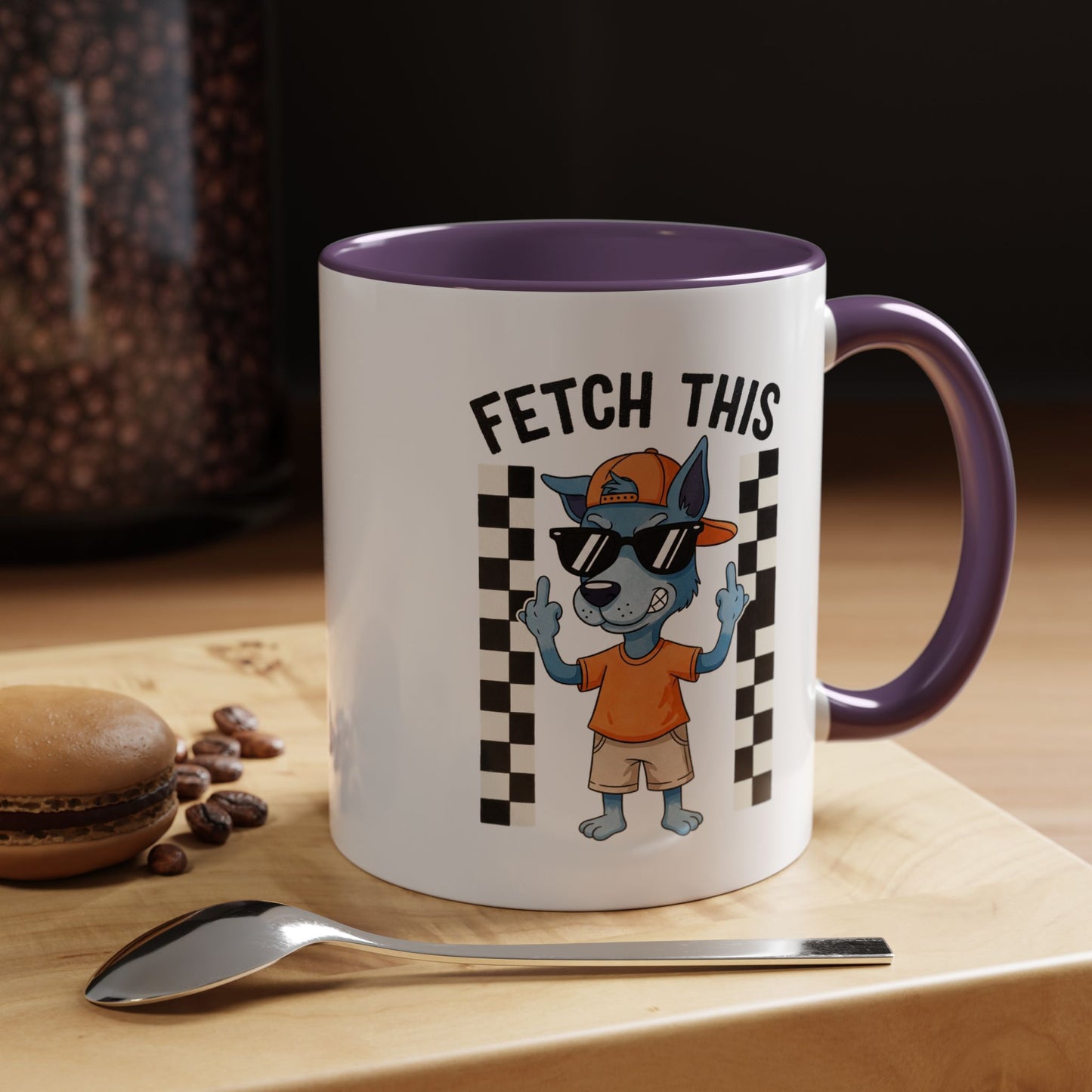 Fetch This Coffee Mug — Funny Dog Cartoon Accent Mug (11/15oz)