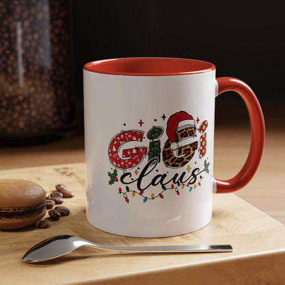 Gigi Claus Christmas Coffee Mug — Holiday Grandma Gift (11/15oz)