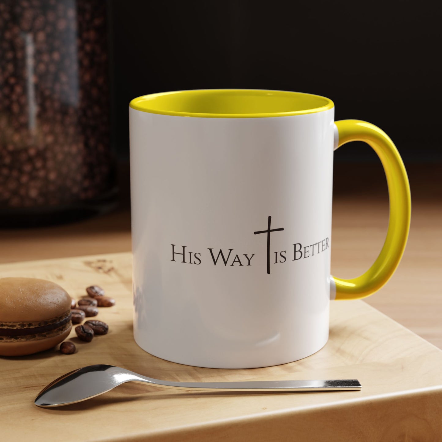 His Way Is Better Christian Mug – Bible Verse Coffee Cup – Religious Faith Gift for Men & Women – Cross Scripture Ceramic Mug