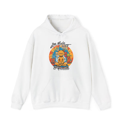 Yoga Zen Cat Stay Pawsitive Unisex Hoodie