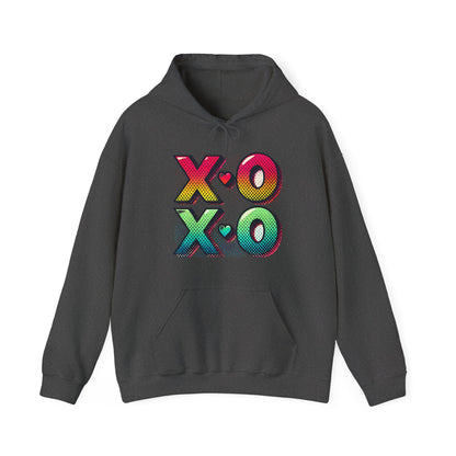 Heart & Arrows Hoodie — Retro Valentine Heart Graphic Pullover