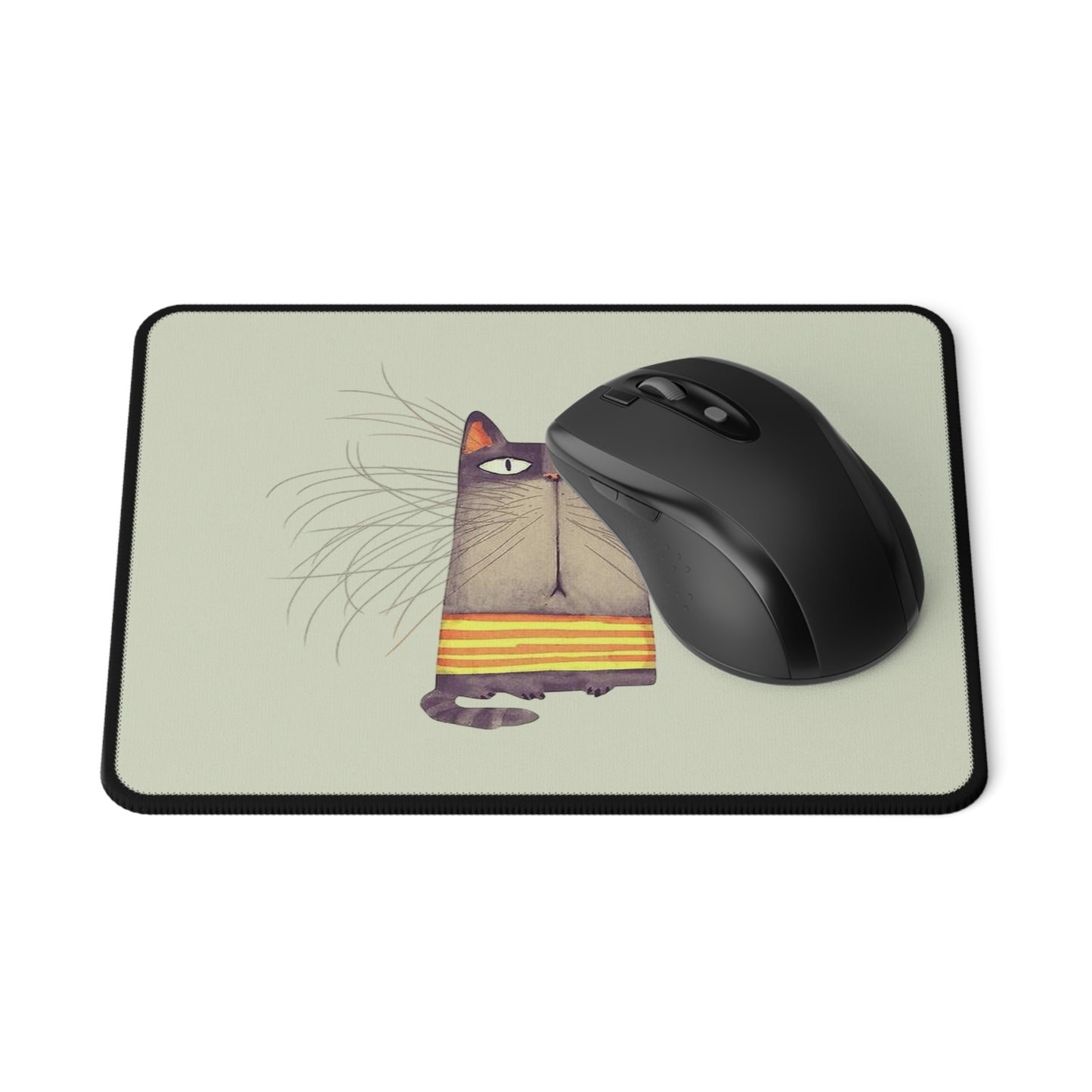 Cute Grumpy Cat Mouse Pad — Non‑Slip Gaming Desk Pad