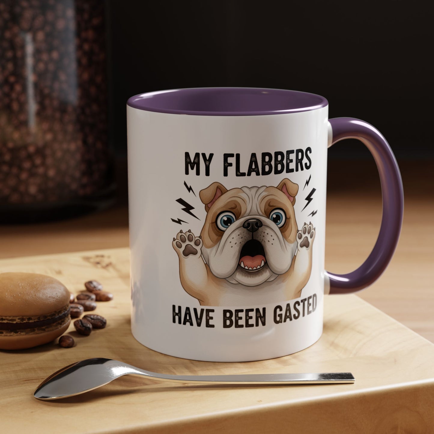 Bulldog Coffee Mug — My Flabbers Have Been Gasted Funny Pet Gift