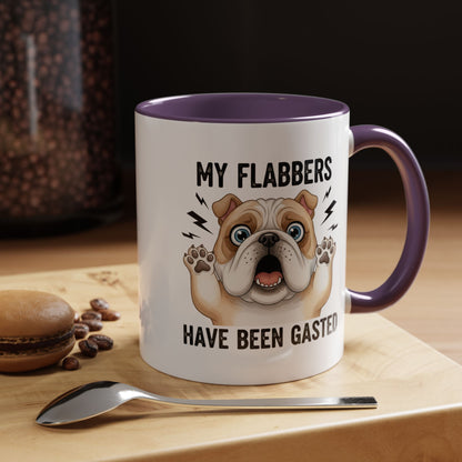 Bulldog Coffee Mug — My Flabbers Have Been Gasted Funny Pet Gift