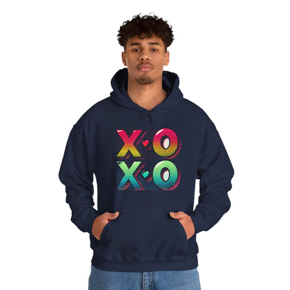 Heart & Arrows Hoodie — Retro Valentine Heart Graphic Pullover