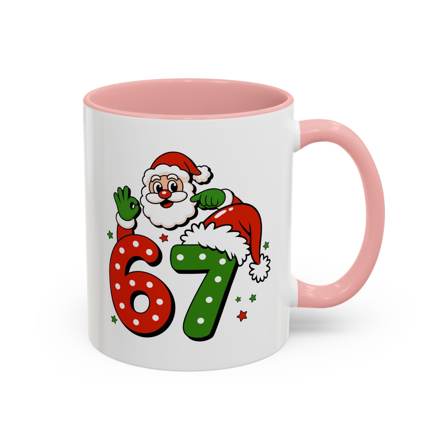 Santa 67 Christmas Coffee Mug — Festive Holiday Accent Mug (11/15oz)