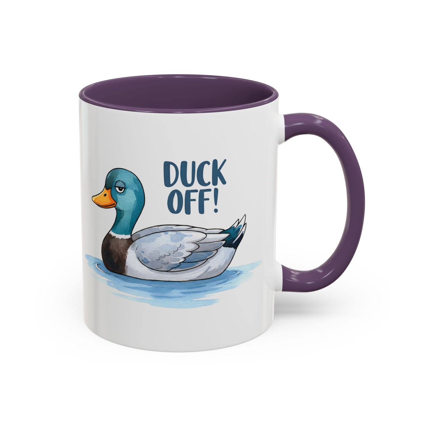 Funny Duck Coffee Mug – Duck Off! Sarcastic Animal Humor Cup