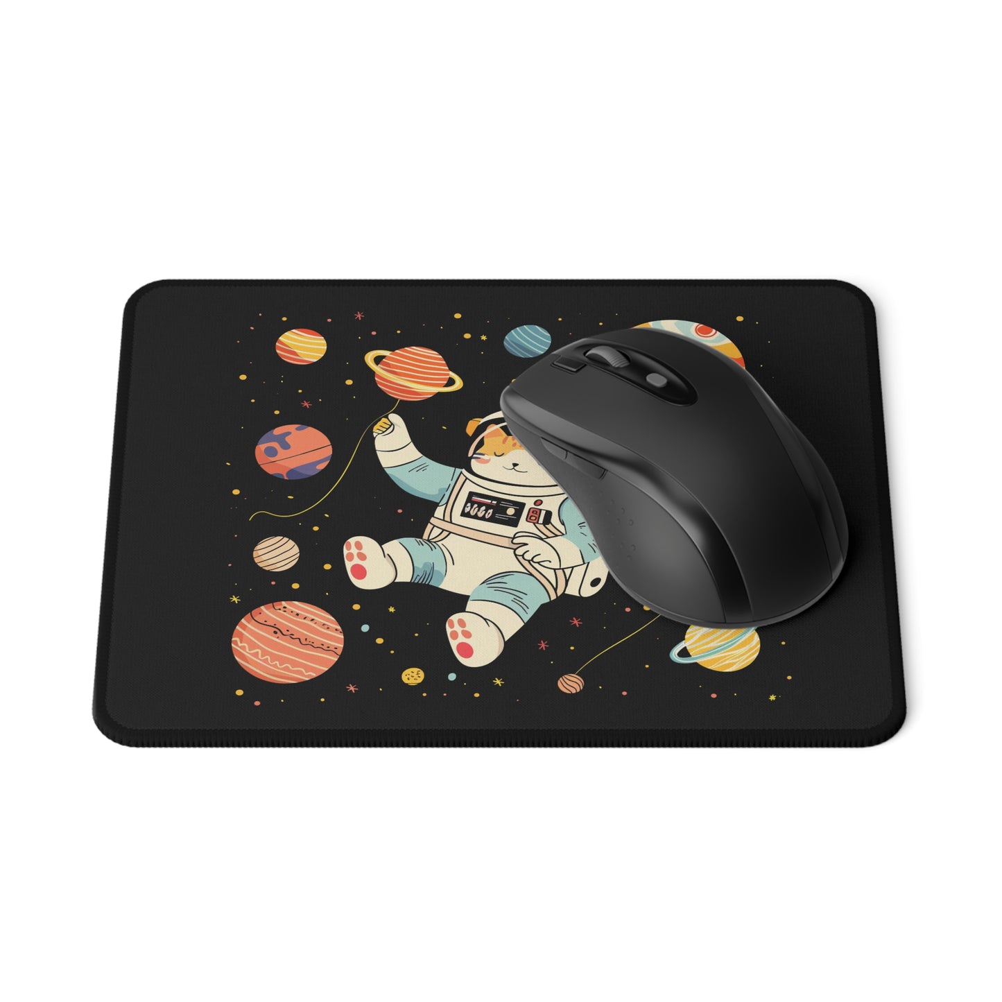 Astronaut Cat Space Mouse Pad — Cute Gaming Non‑Slip Mousepad