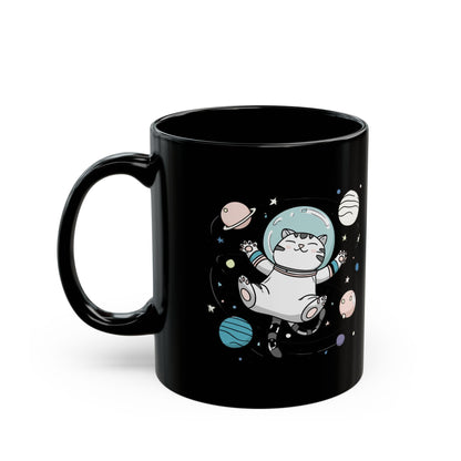 Astronaut Cat Mug – Cute Space Cat Coffee Cup