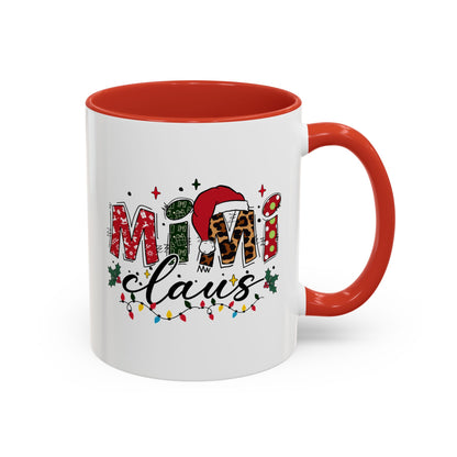 Mom Claus Christmas Accent Coffee Mug — Holiday Mama Gift (11/15oz)