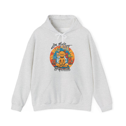 Yoga Zen Cat Stay Pawsitive Unisex Hoodie