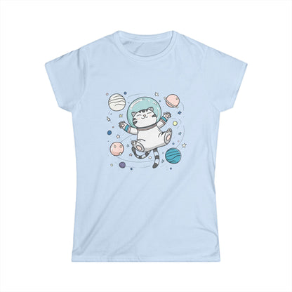 Astronaut Cat T-Shirt – Cute Space Cat Graphic Tee