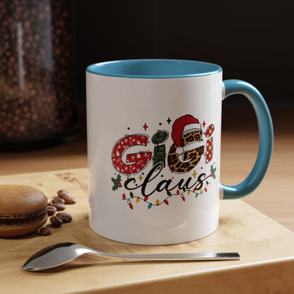Gigi Claus Christmas Coffee Mug — Holiday Grandma Gift (11/15oz)