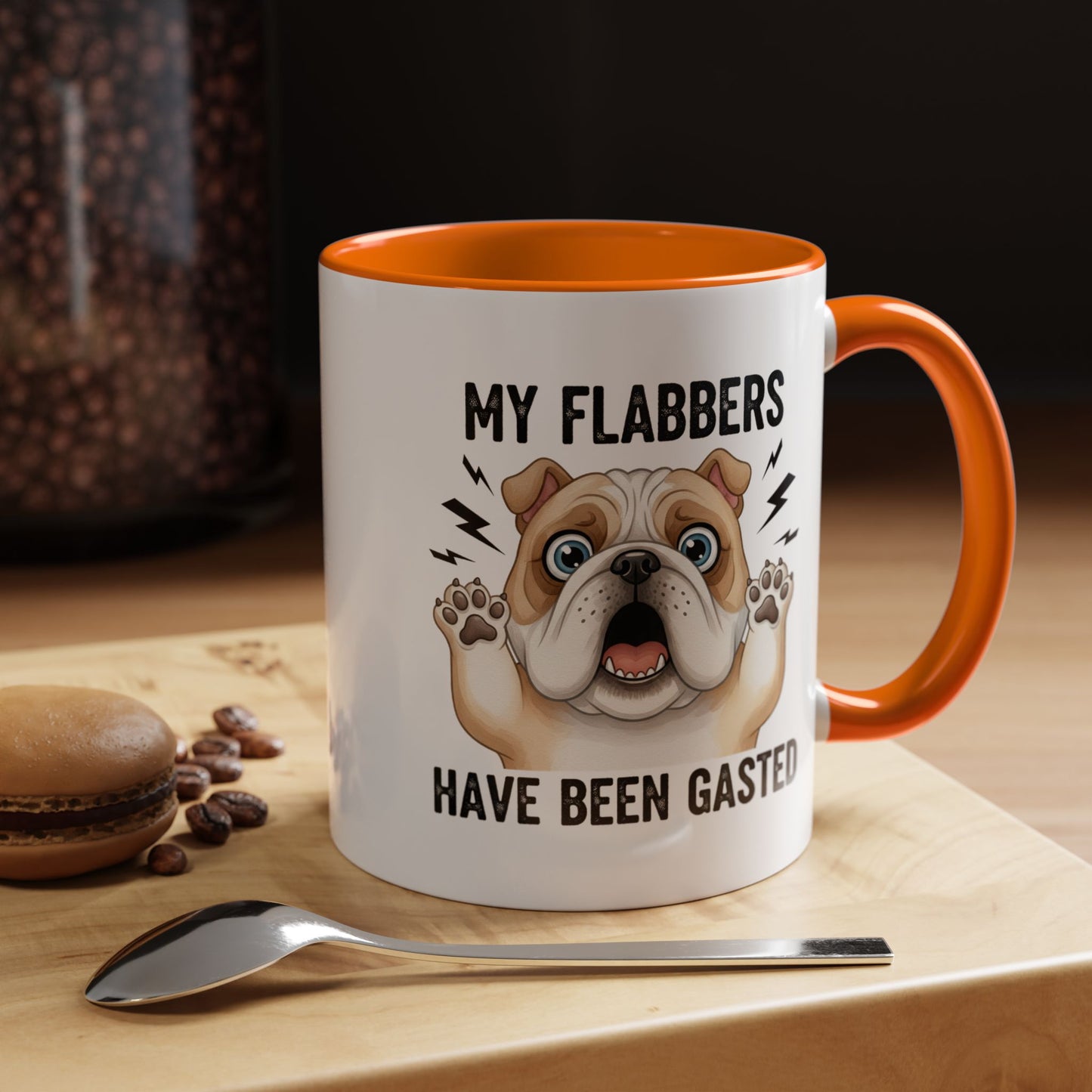Bulldog Coffee Mug — My Flabbers Have Been Gasted Funny Pet Gift