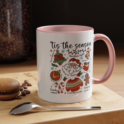 Tis The Season Christmas Coffee Mug — Holiday Baking & Cozy Winter Designs (11/15oz)