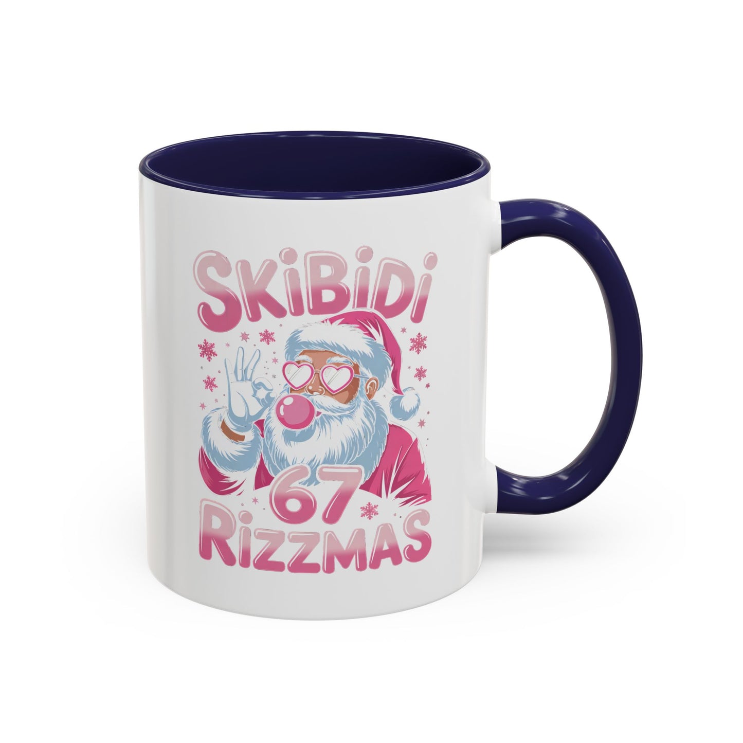 Skibidi Rizzmas Coffee Mug — Funny Santa Holiday Accent Mug (11/15oz)