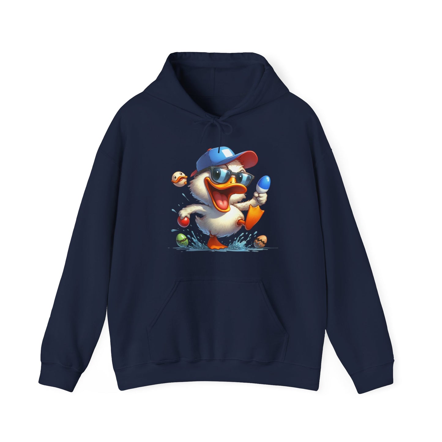 Duck Baseball Hoodie – Cute Baseball Duck Cartoon Pullover