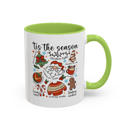 Tis The Season Christmas Coffee Mug — Holiday Baking & Cozy Winter Designs (11/15oz)