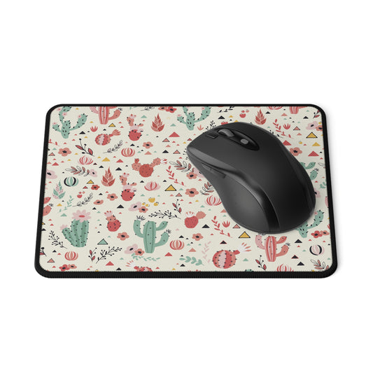 Cactus Garden Non‑Slip Mouse Pad — Cute Desert Pattern Desk Pad