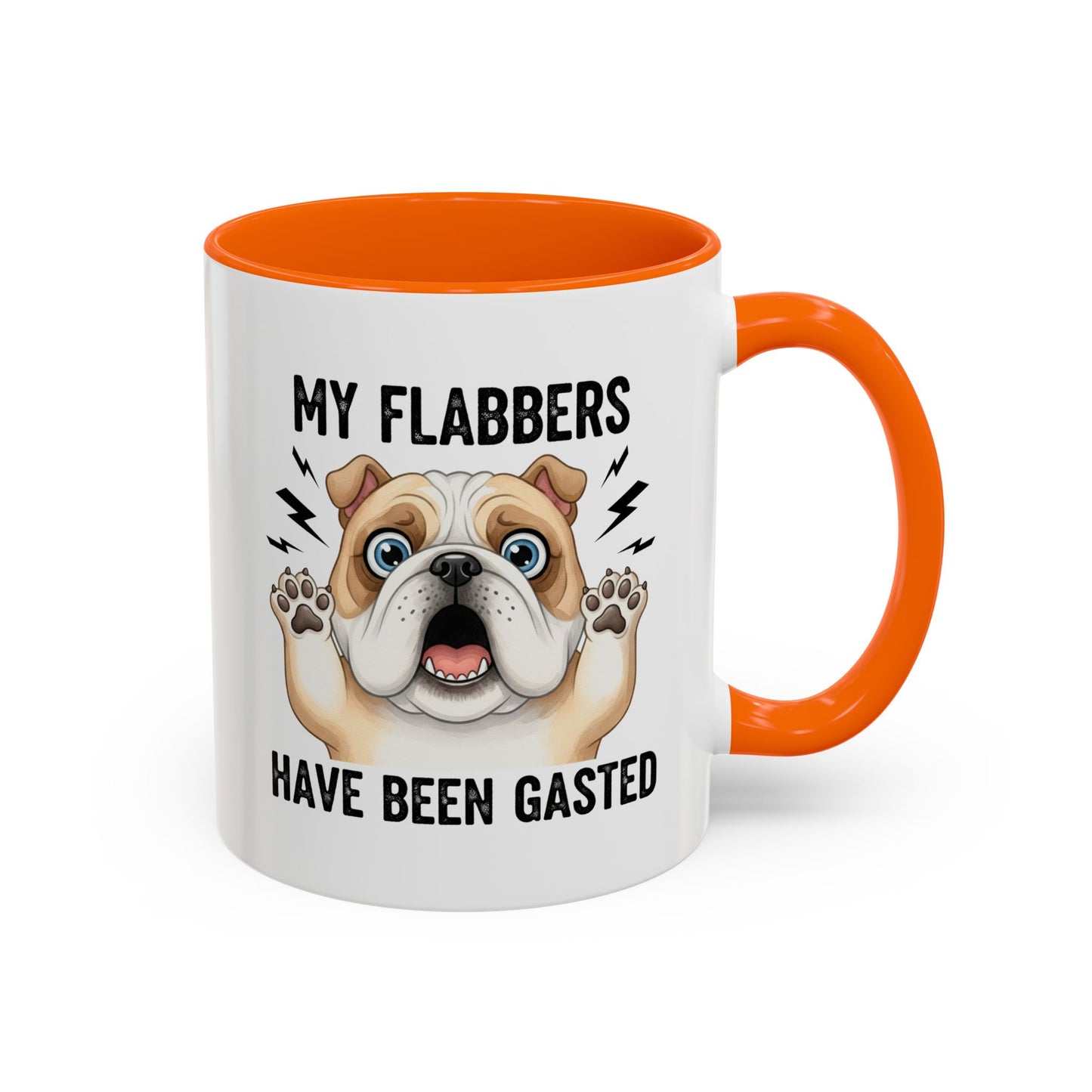 Bulldog Coffee Mug — My Flabbers Have Been Gasted Funny Pet Gift