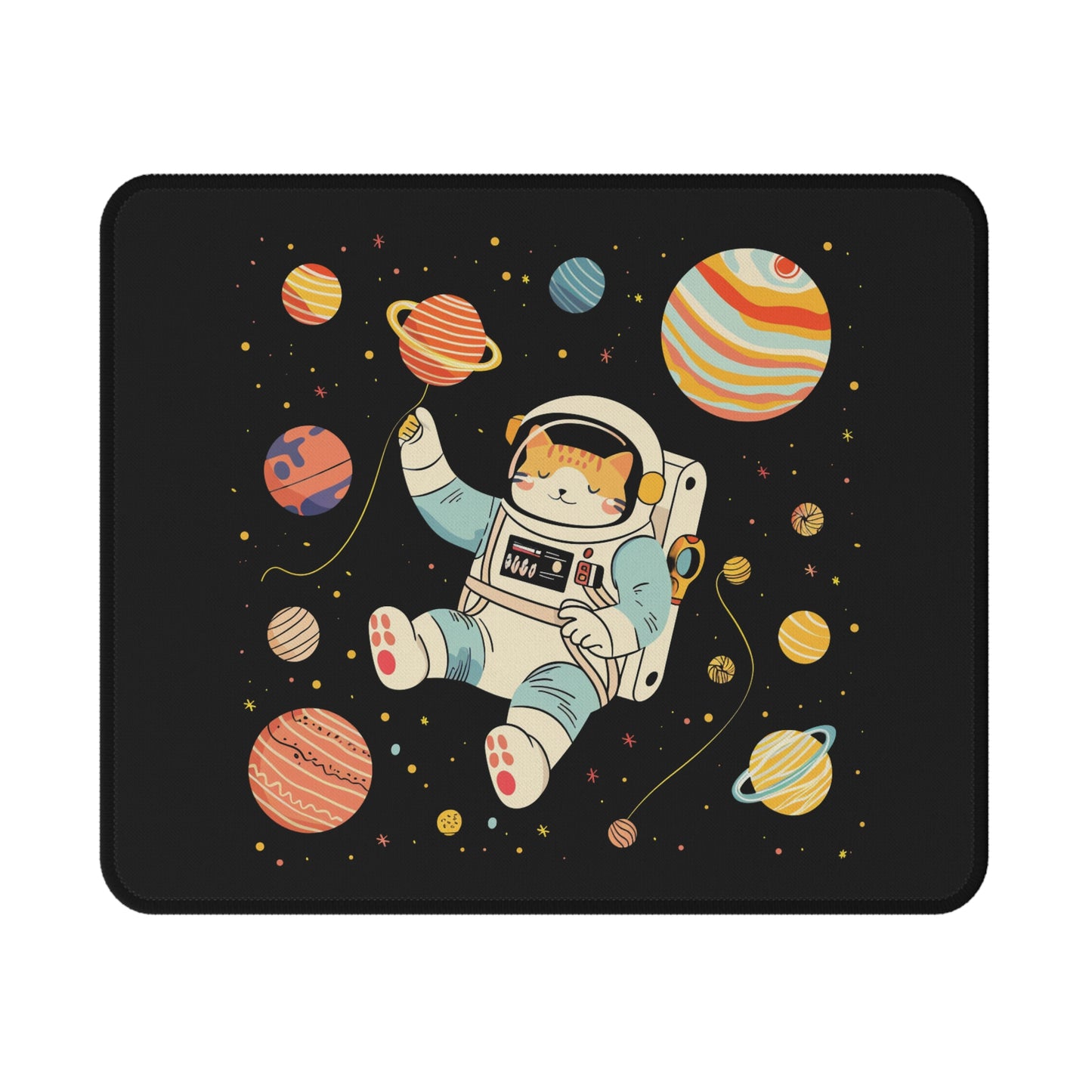 Astronaut Cat Space Mouse Pad — Cute Gaming Non‑Slip Mousepad