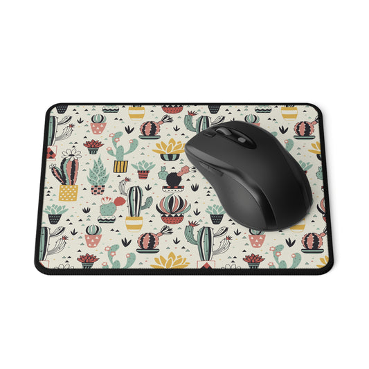 Cactus & Succulent Pattern Non-Slip Gaming Mouse Pad