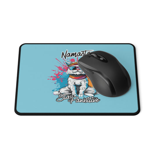 Yoga Cat Mouse Pad — "Namaste Meow" Non-Slip Gaming/Desk Pad